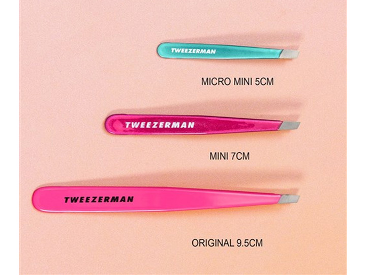 7422 Tweezerman Mini Tweezer Set Fuchsia - Image 2