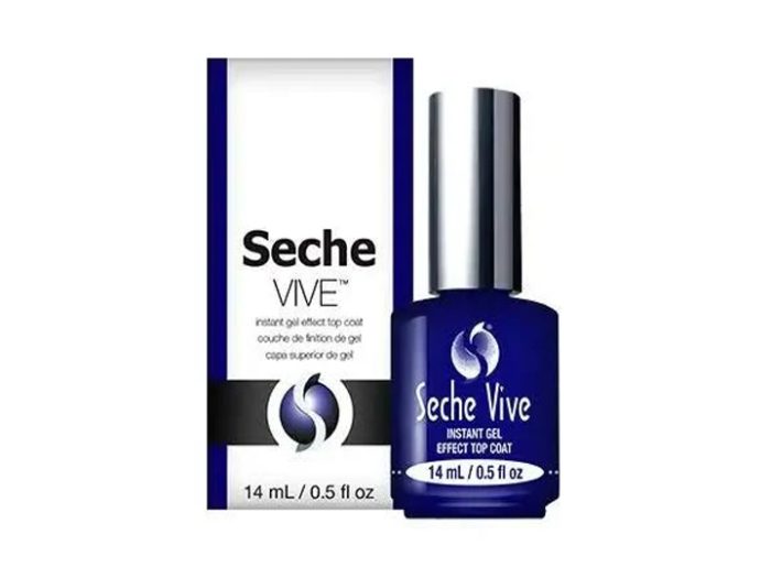 6023 Seche Vive Instant Gel Effect Top Coat 14ml - Image 2