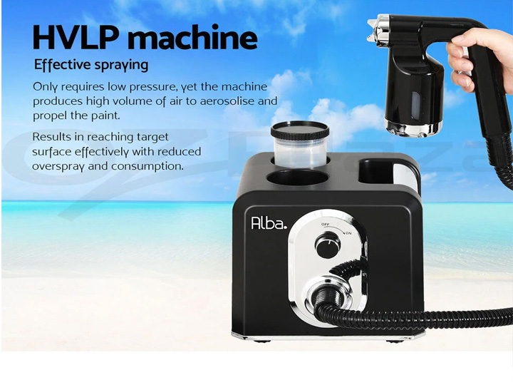 827 HVLP Spray Tan Machine Professional Black - Image 2