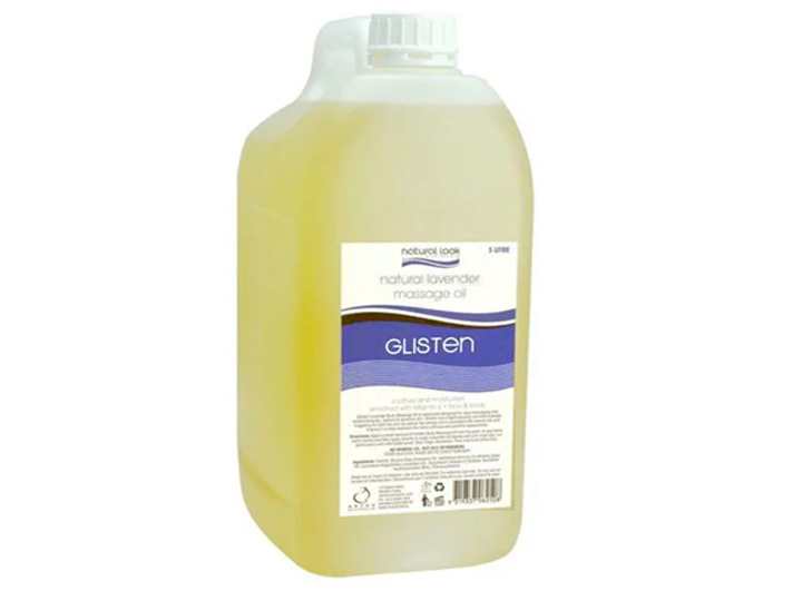 17014 Natural Look Glisten Lavender Body Massage Oil 5L