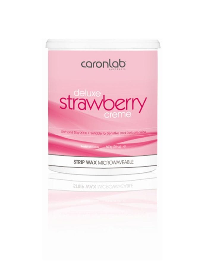 16411  Strawberry Creme Strip Wax 800ml